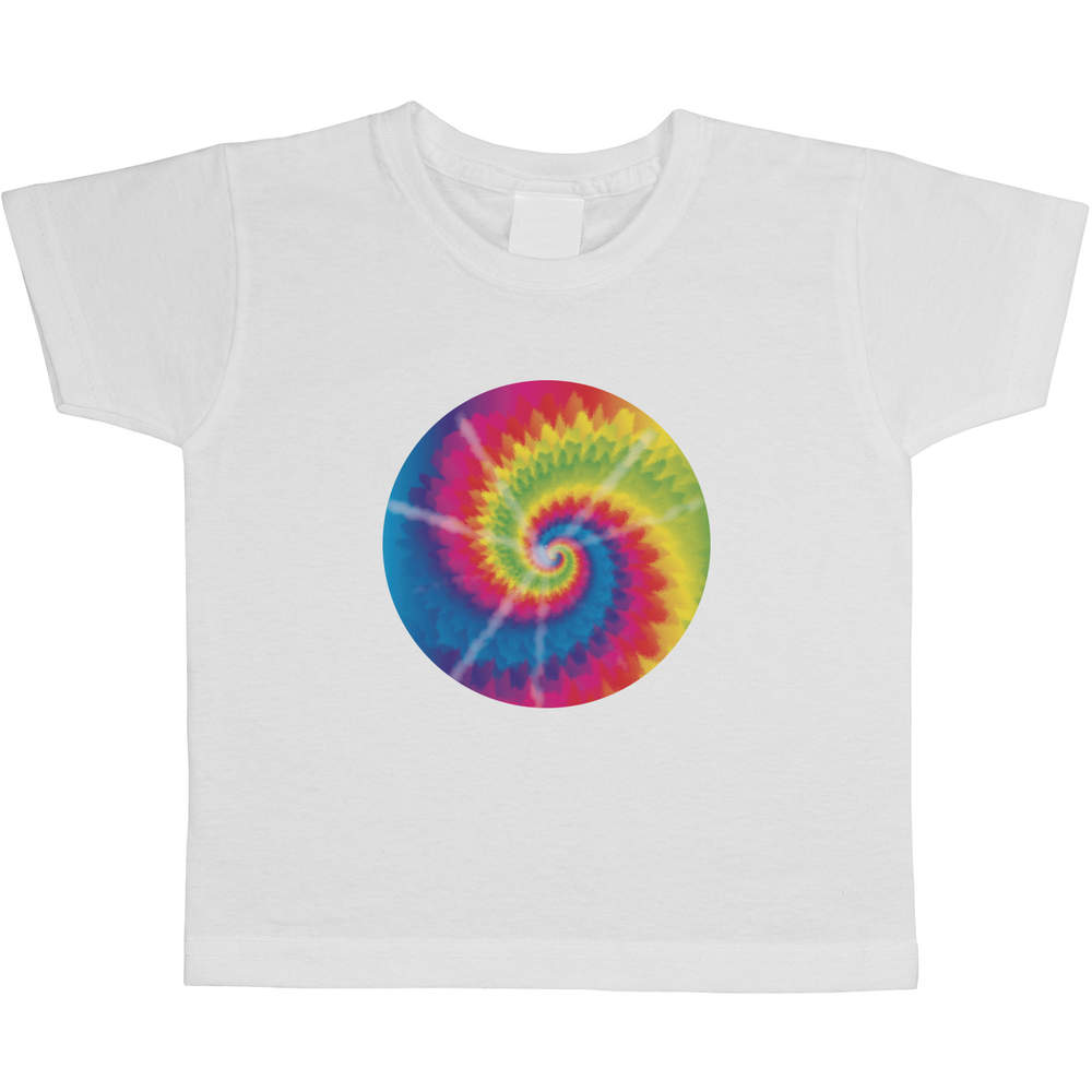 'Tie Dye Pattern' Children's / Kid's Cotton T-Shirts (TS042371)