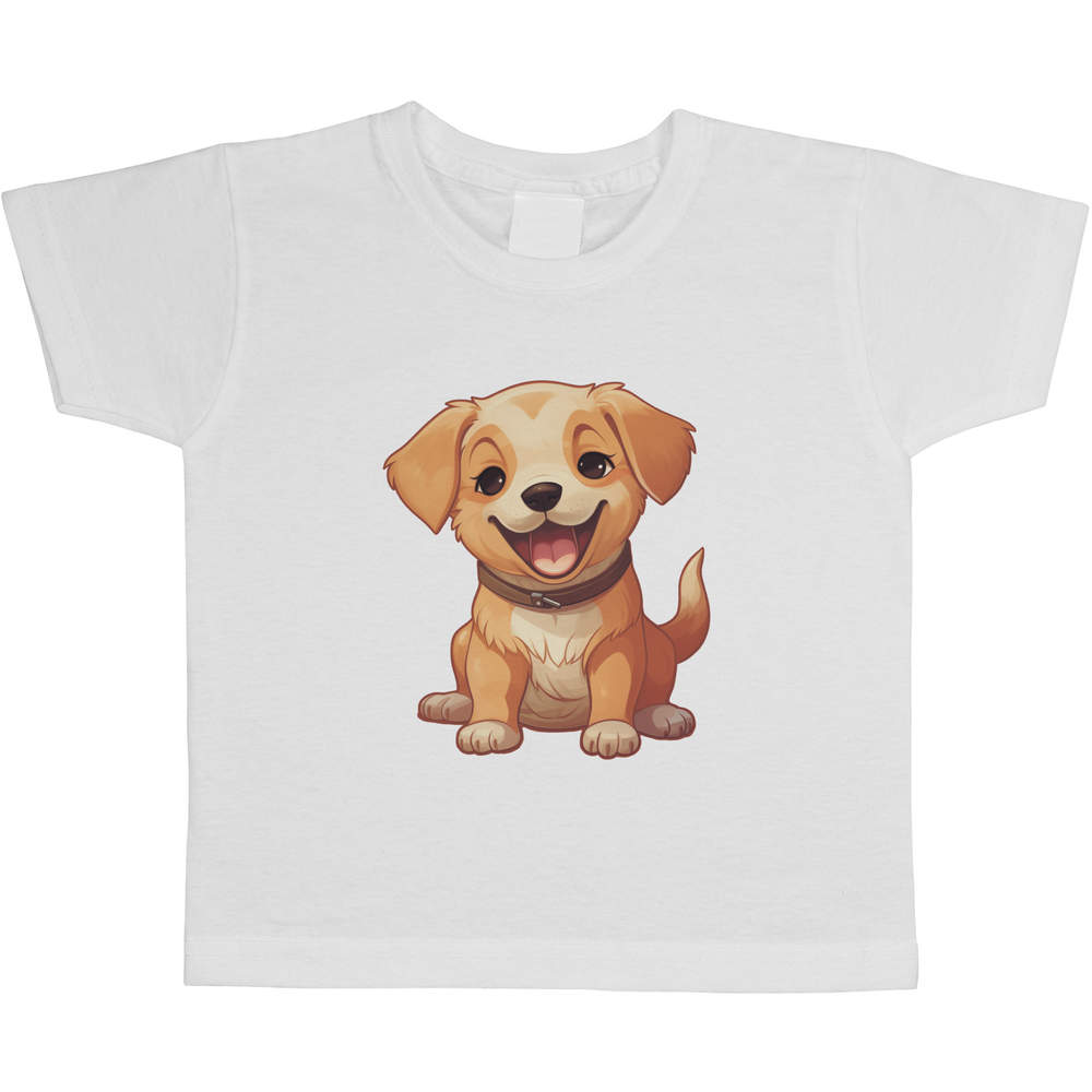 'Golden Retriever' Children's / Kid's Cotton T-Shirts (TS043042)