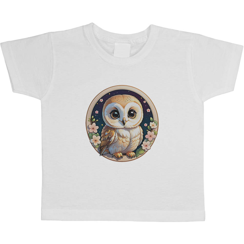 'Baby Owl' Children's / Kid's Cotton T-Shirts (TS043739)