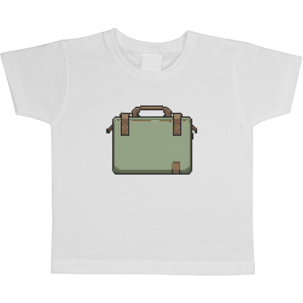 'Briefcase Pixel Art' Children's / Kid's Cotton T-Shirts (TS045230)