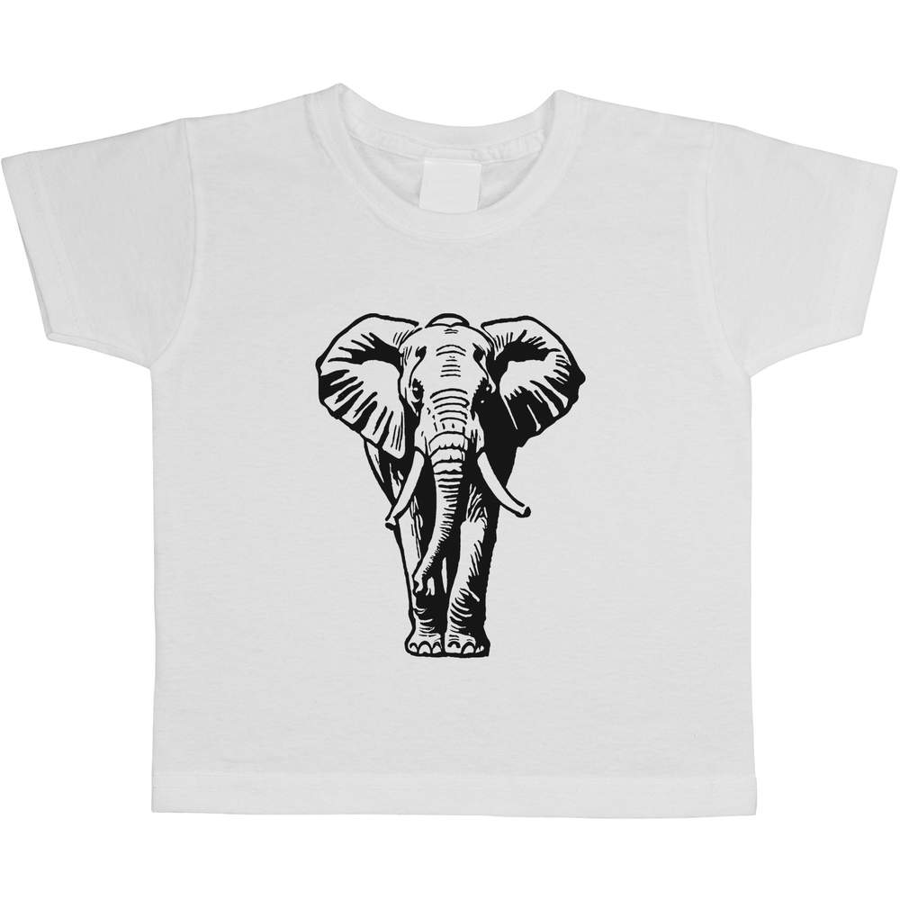 'African Elephant' Children's / Kid's Cotton T-Shirts (TS045981)