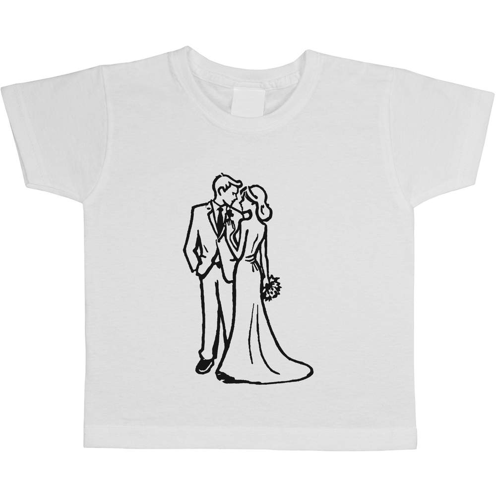 'Loving Wedding Couple' Children's / Kid's Cotton T-Shirts (TS046085) - Picture 4 of 9