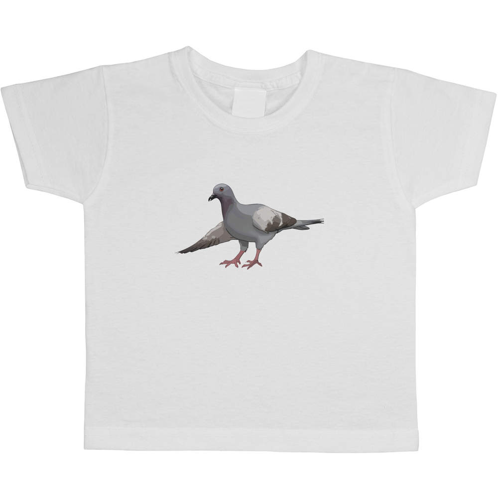'Bowing Pigeon' Children's / Kid's Cotton T-Shirts (TS048053)