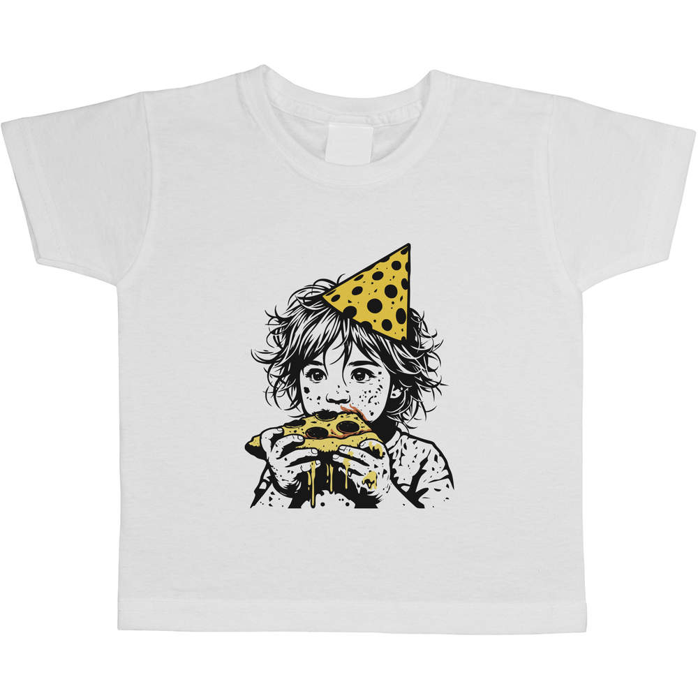 'Pizza Party' Children's / Kid's Cotton T-Shirts (TS048365)