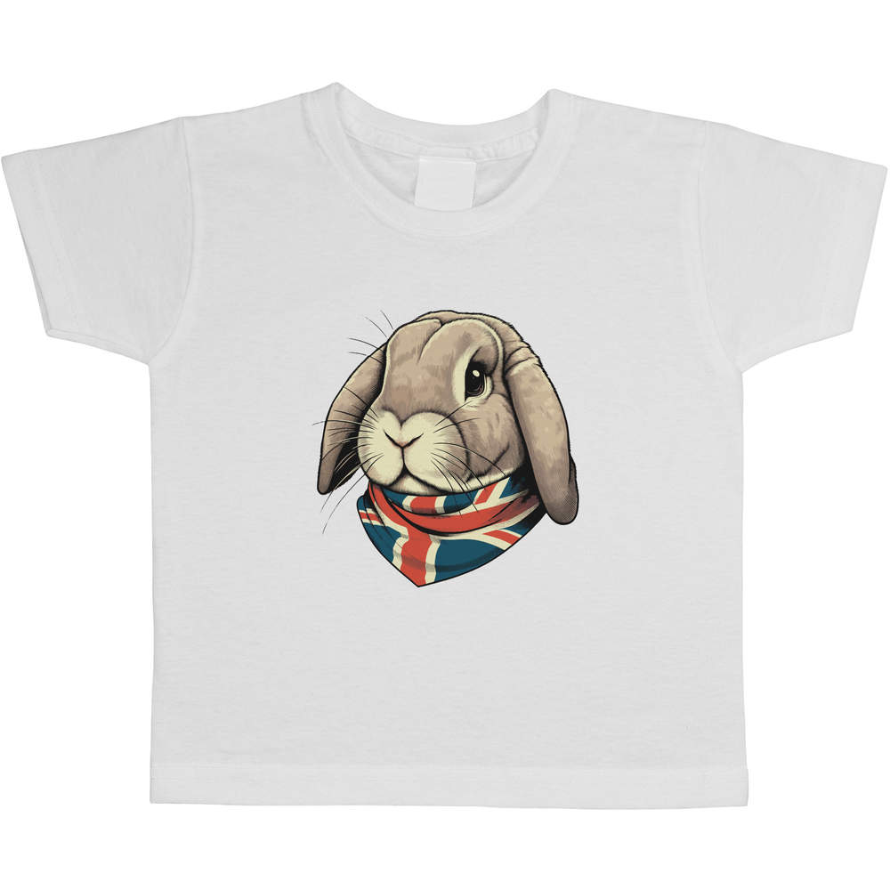 'Lop Eared Bunny' Children's / Kid's Cotton T-Shirts (TS049679)