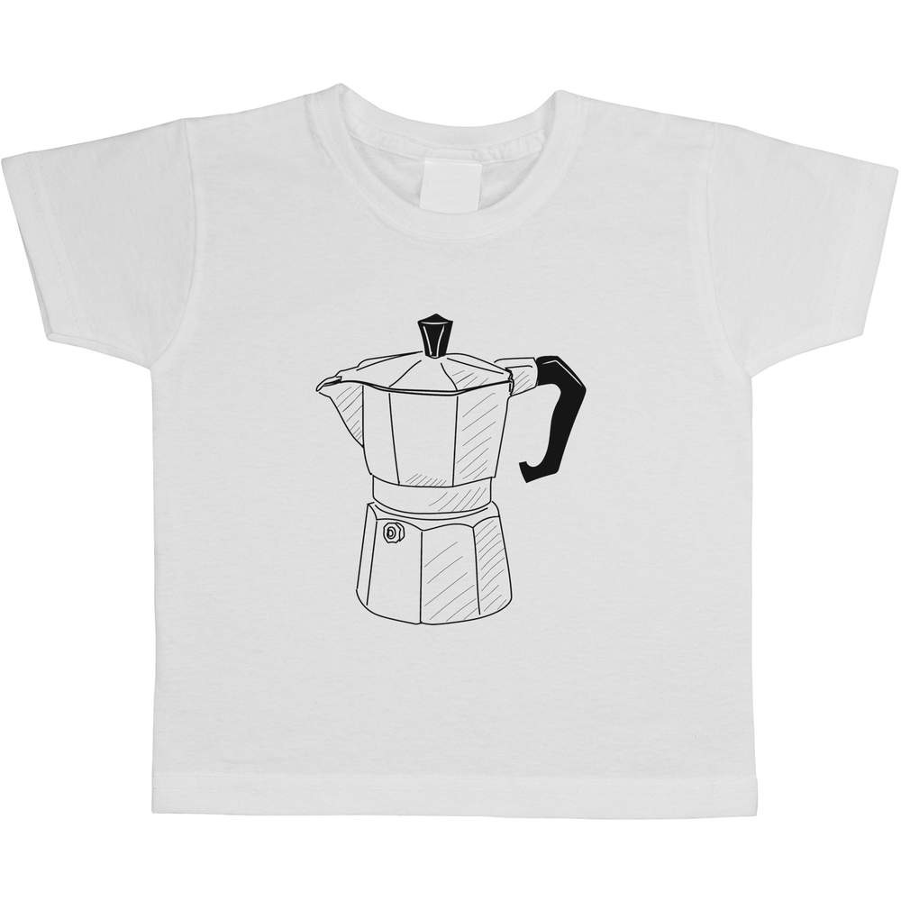 'Coffee Machine' Children's / Kid's Cotton T-Shirts (TS050319)