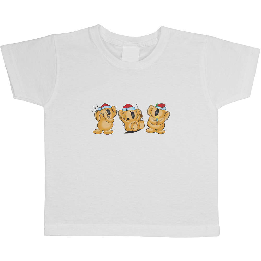 'Christmas Koalas' Children's / Kid's Cotton T-Shirts (TS051086)