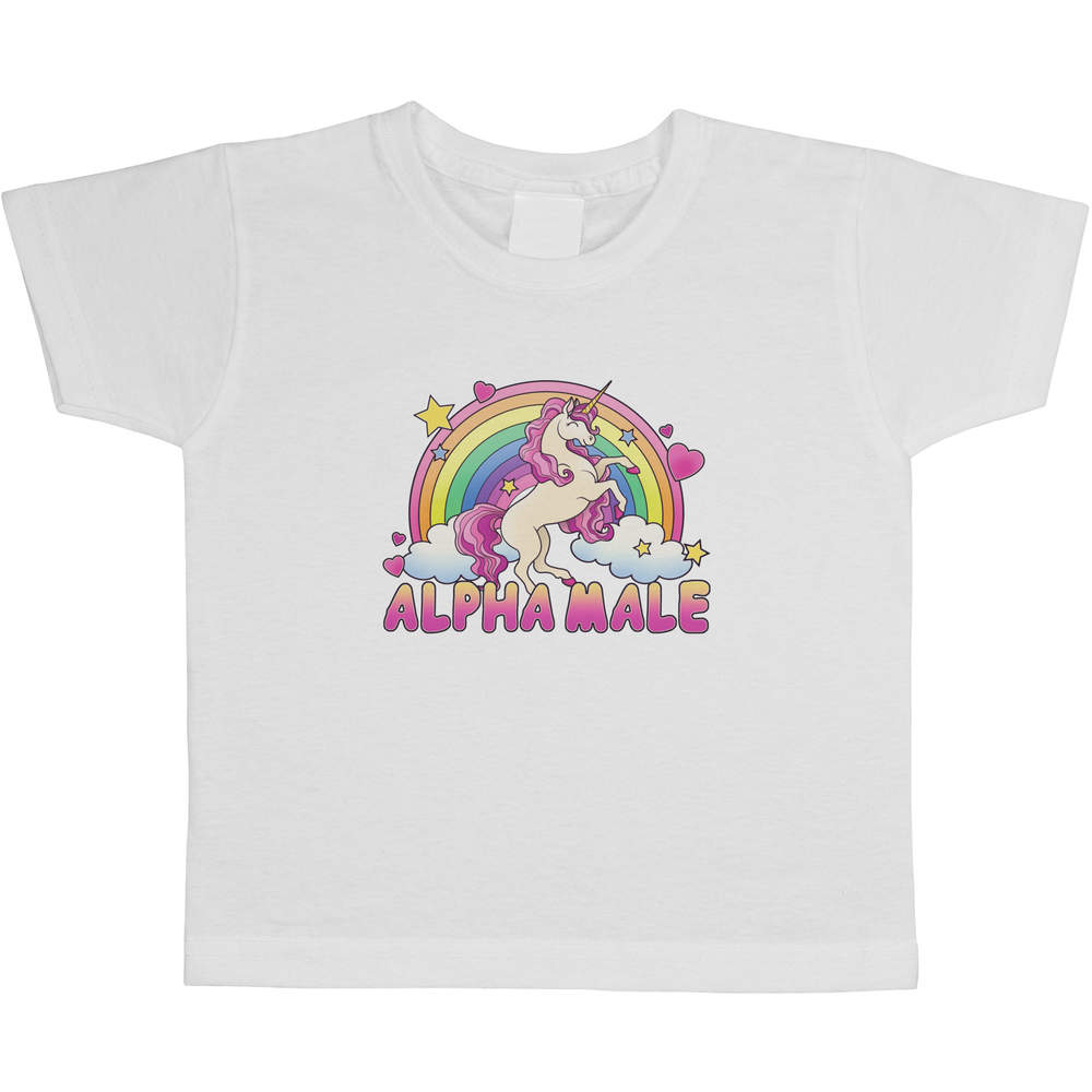'Alpha Male' Children's / Kid's Cotton T-Shirts (TS051749)