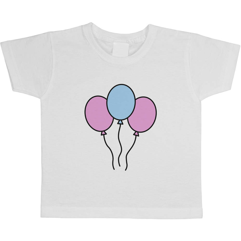 'Gender Reveal ballons' Children's / Kid's Cotton T-Shirts (TS053847)