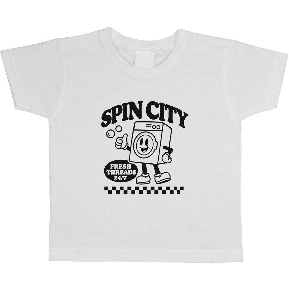 'Spin City' Children's / Kid's Cotton T-Shirts (TS054038)