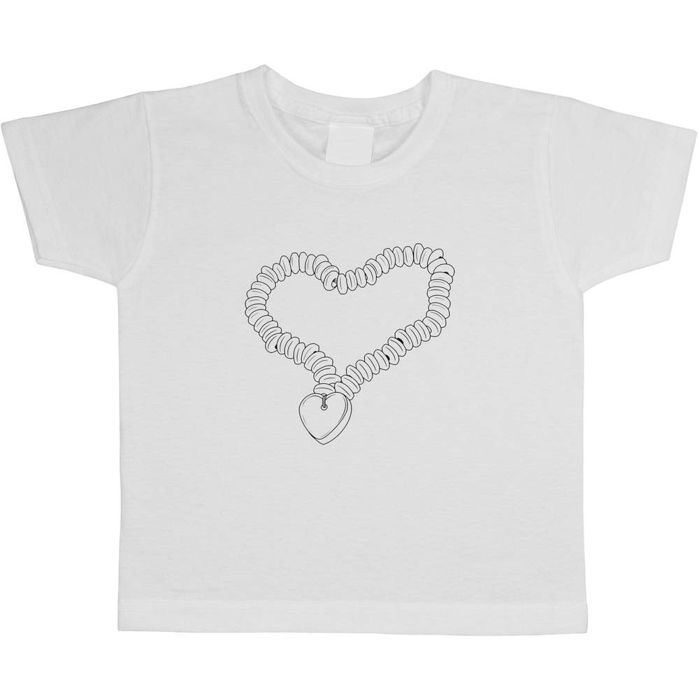 'Heart Candy Bracelet' Children's / Kid's Cotton T-Shirts (TS054620)
