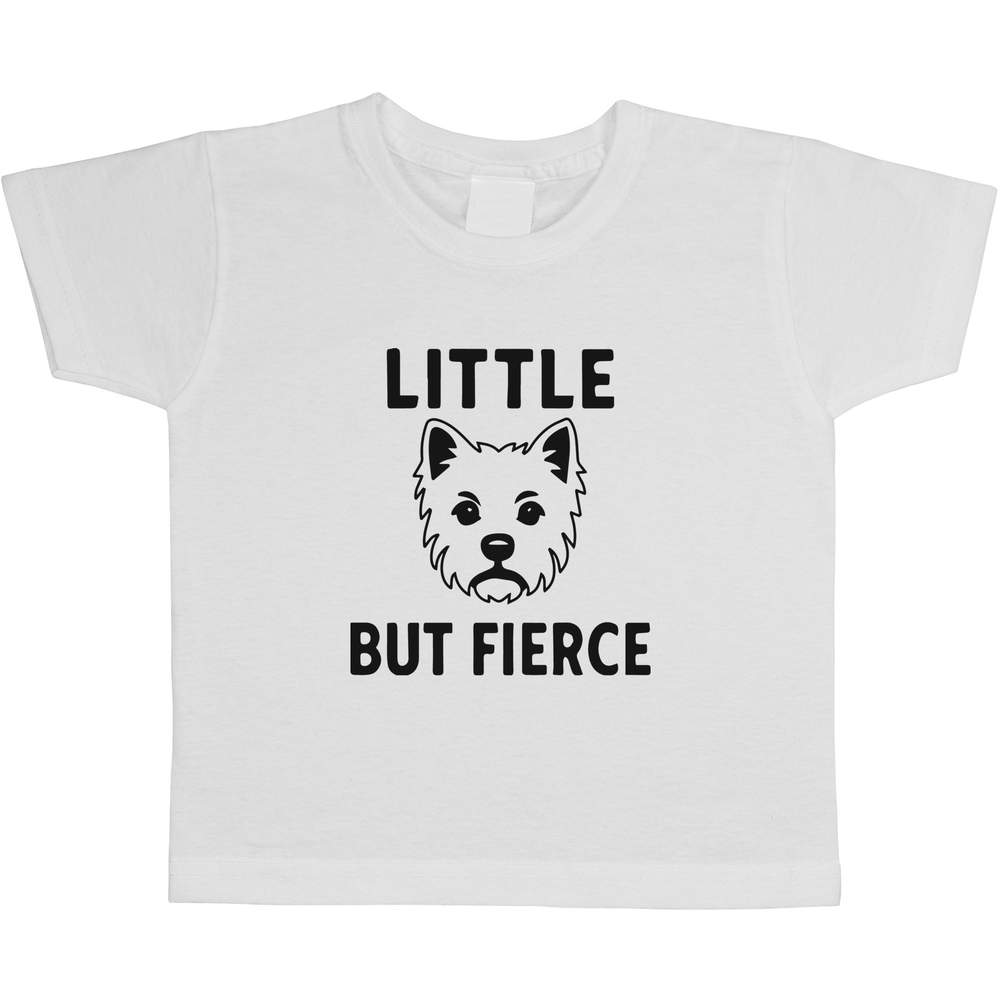 'Westie Little But Fierce' Children's / Kid's Cotton T-Shirts (TS055789)