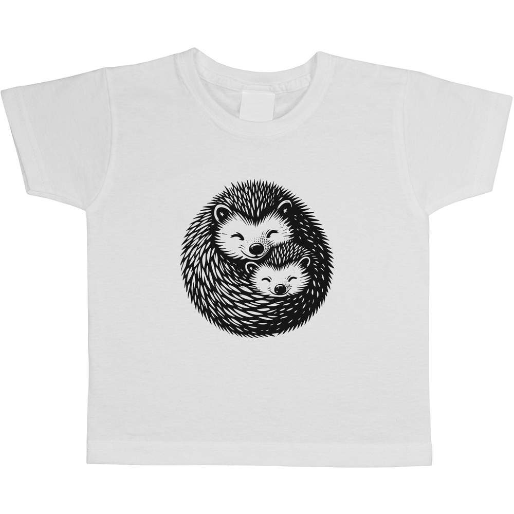 'Hedgehog Cuddles' Children's / Kid's Cotton T-Shirts (TS056345)