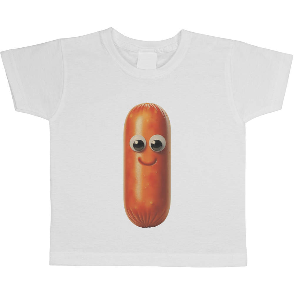 'Funny Sausage Face' Children's / Kid's Cotton T-Shirts (TS056451)