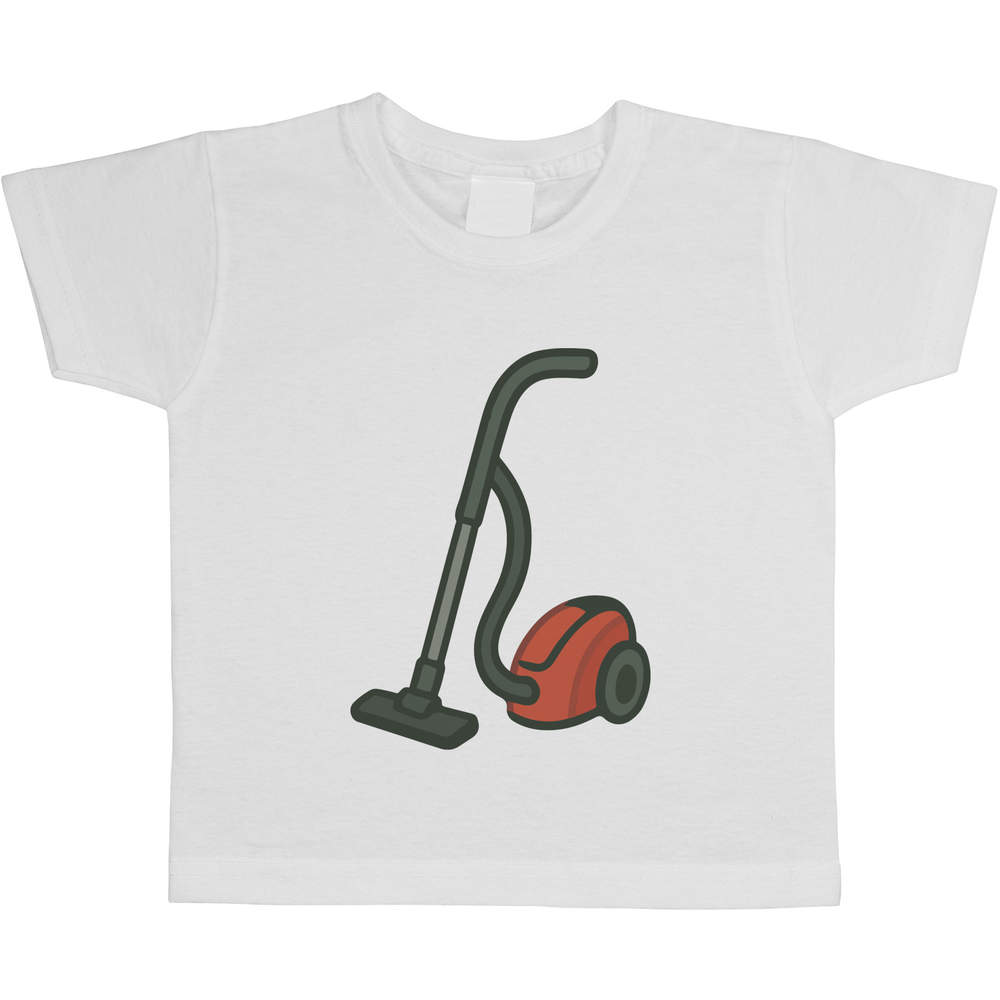 'Compact Vacuum Cleaner' Kids Cotton T-Shirt - Graphic Tee / Short Sleeve Top for Boys and Girls (TS056670)