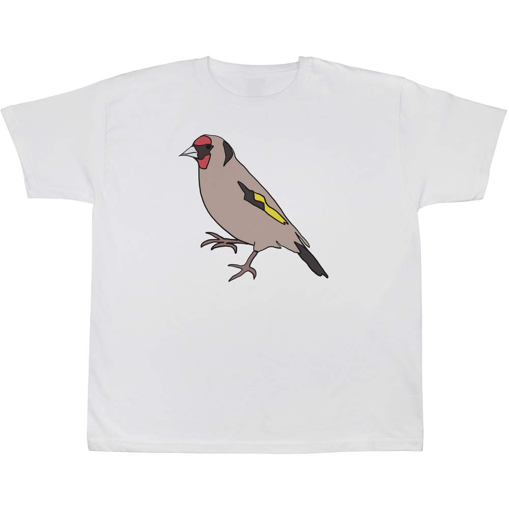 5-6 Years 'Goldfinch' Children's / Kid's T-Shirt (White) (TS00099573)