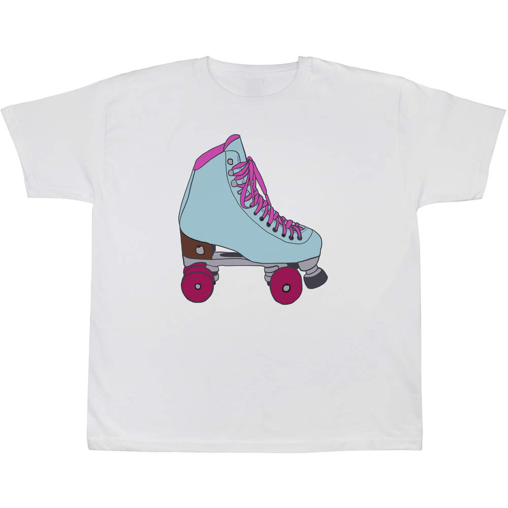 5-6 Years 'Roller Skate' Children's / Kid's T-Shirt (White) (TS00099591)