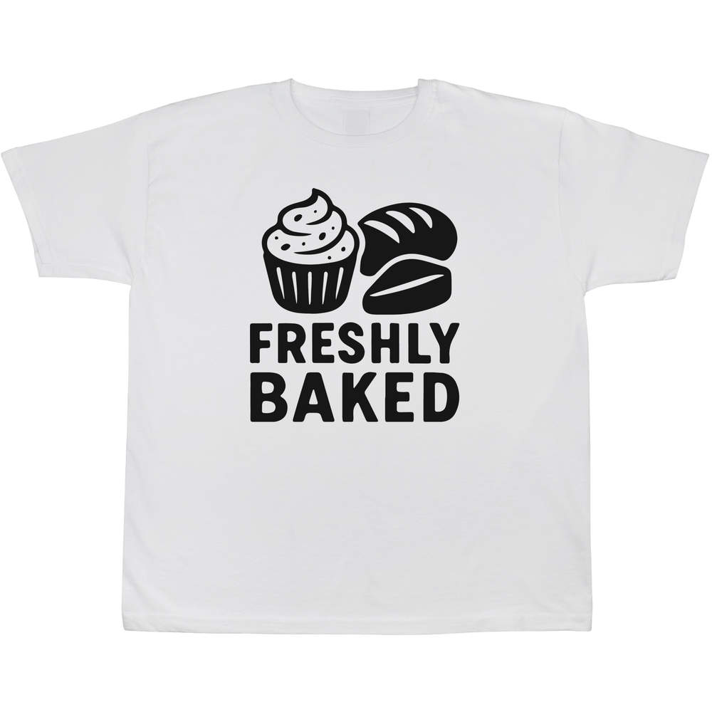 5-6 Years 'Freshly Baked Goods' Children's / Kid's T-Shirt (White) (TS00505915)
