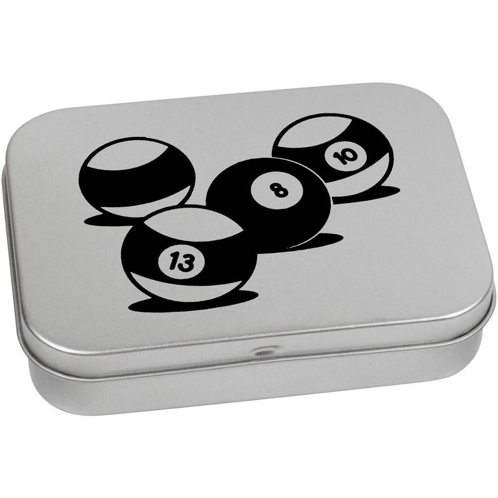 'Pool Balls' Metal Hinged Tin / Storage Box (TT016873) - Picture 10 of 21
