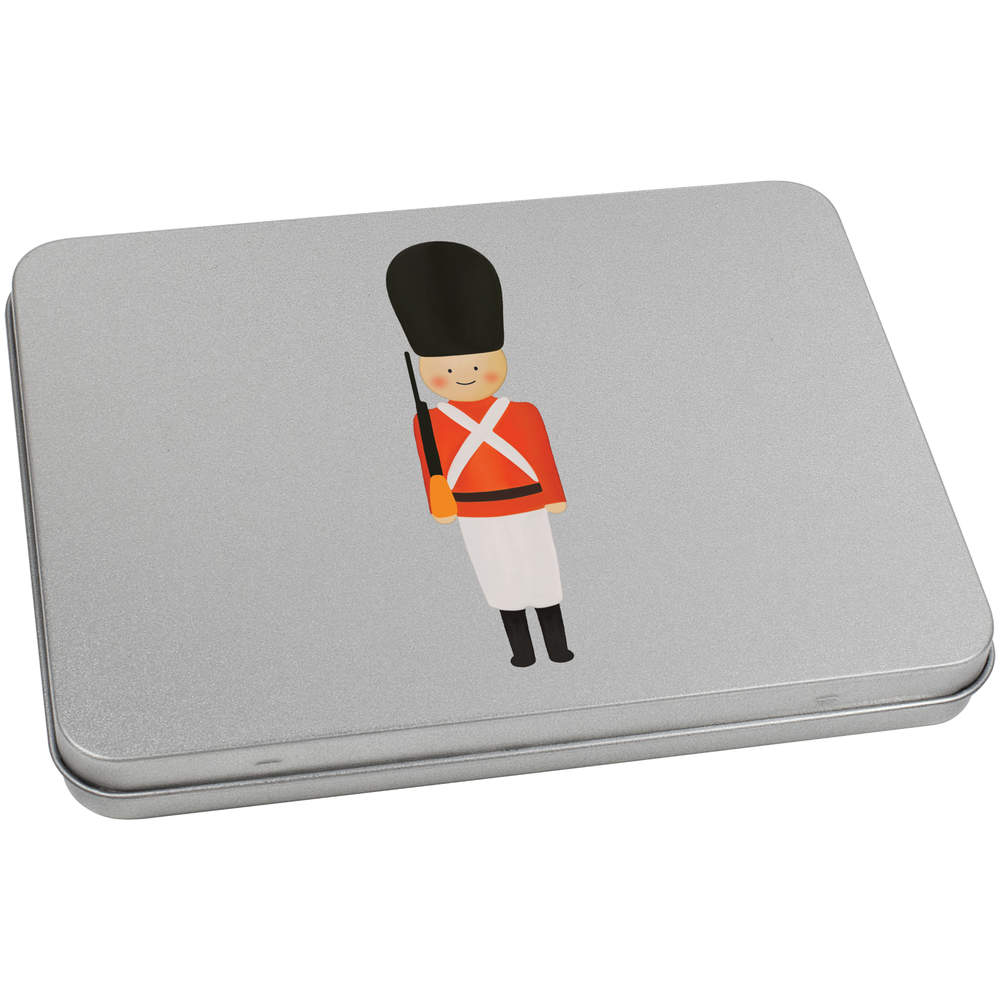170mm 'Toy Soldier' Metal Hinged Tin / Storage Box (TT00108773)