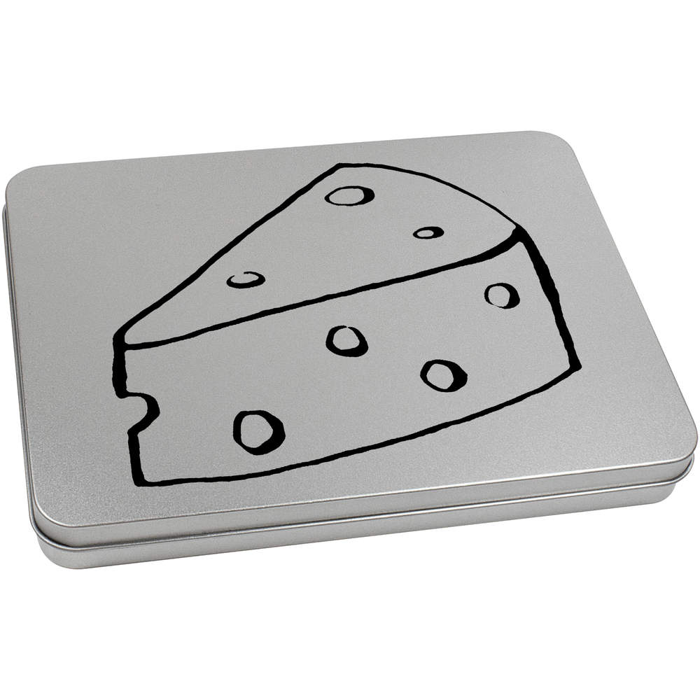 220mm 'Cheese' Metal Hinged Tin / Storage Box (TT00229557)