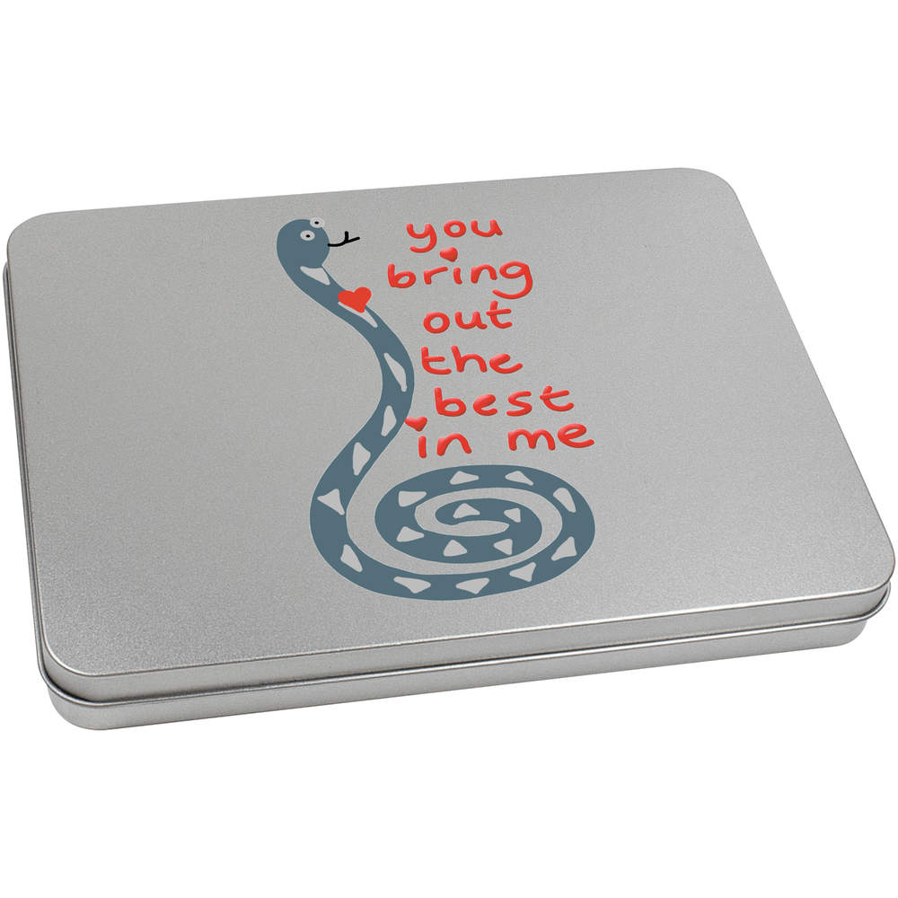 'You Bring Out The Best In Me' Metal Hinged Tin / Storage Box (TT048997)