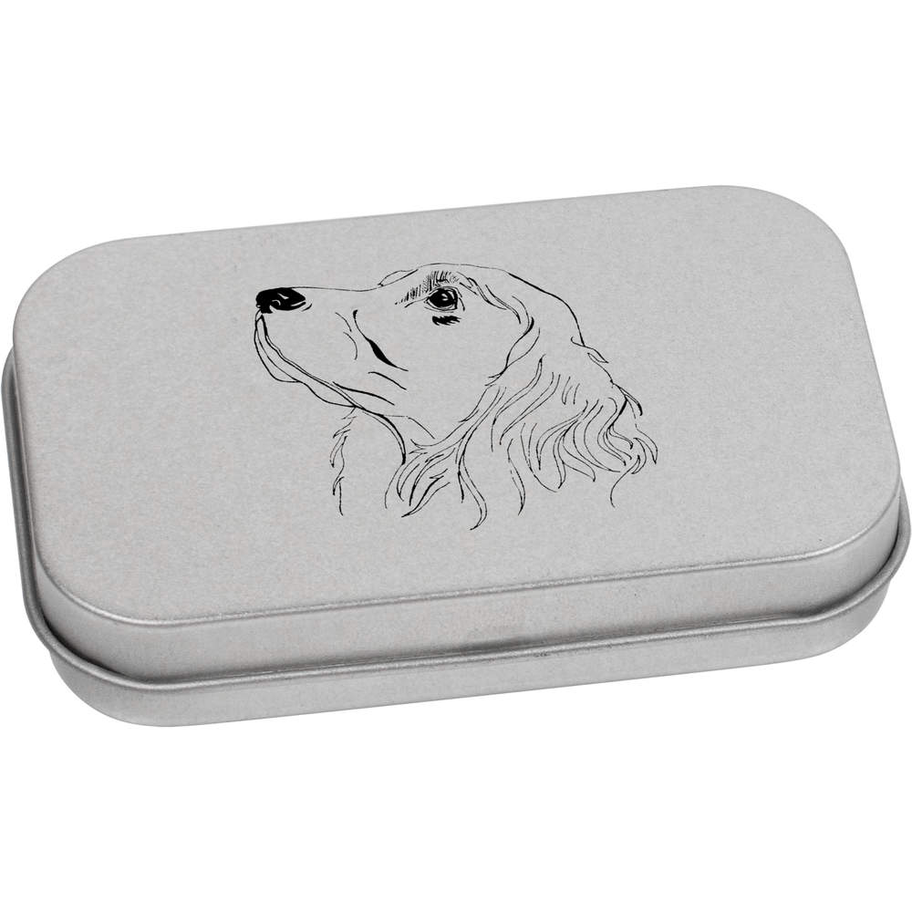 'Cocker Spaniel' Metal Hinged Tin / Storage Box (TT002078)