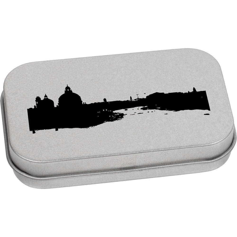 'Venice Skyline' Metal Hinged Tin / Storage Box (TT005002)