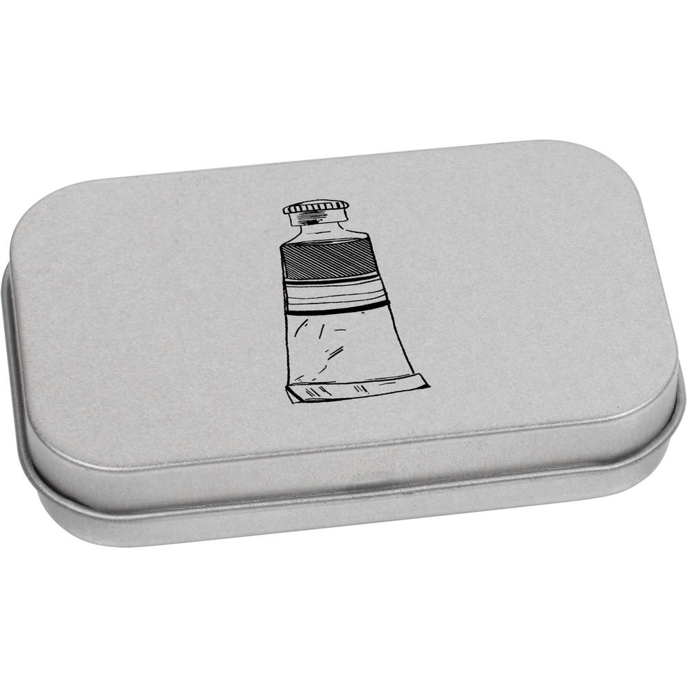 'Tube Of Paint' Metal Hinged Tin / Storage Box (TT009173)