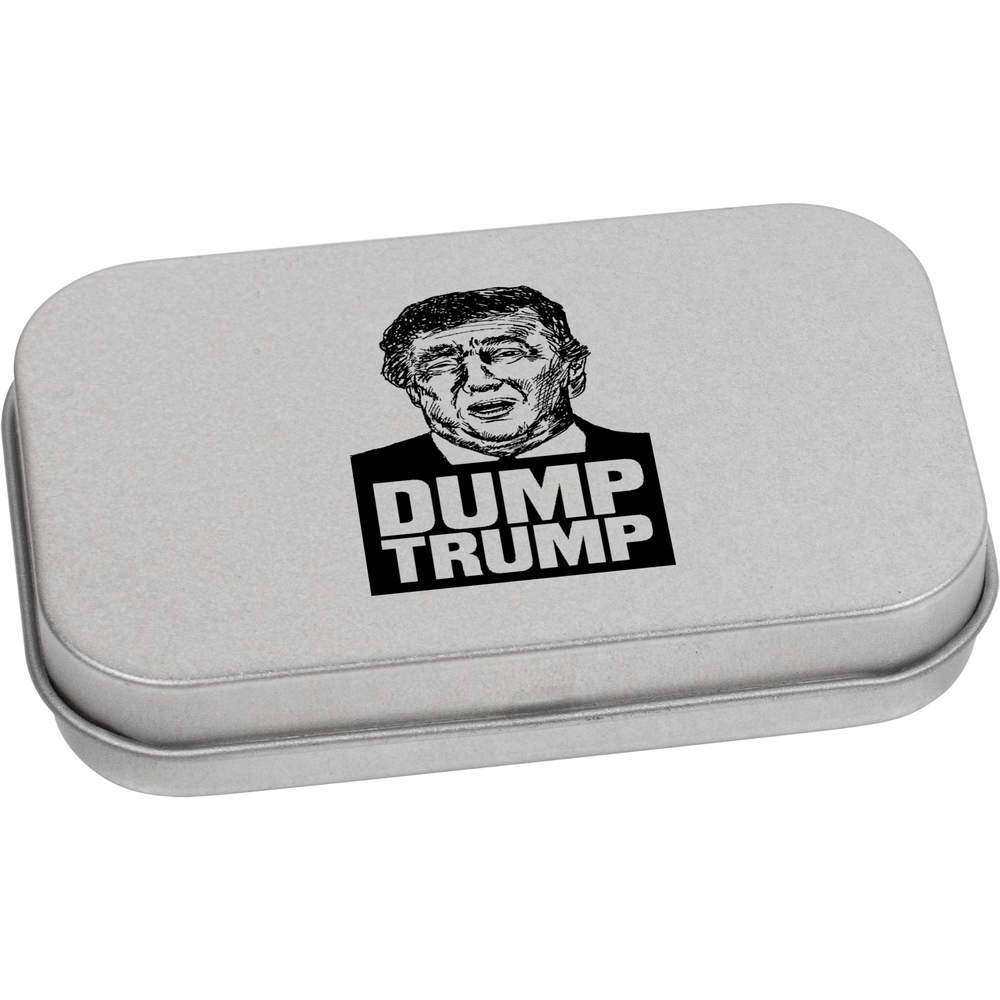 'Donald Trump Portrait' Metal Hinged Tin / Storage Box (TT013023)