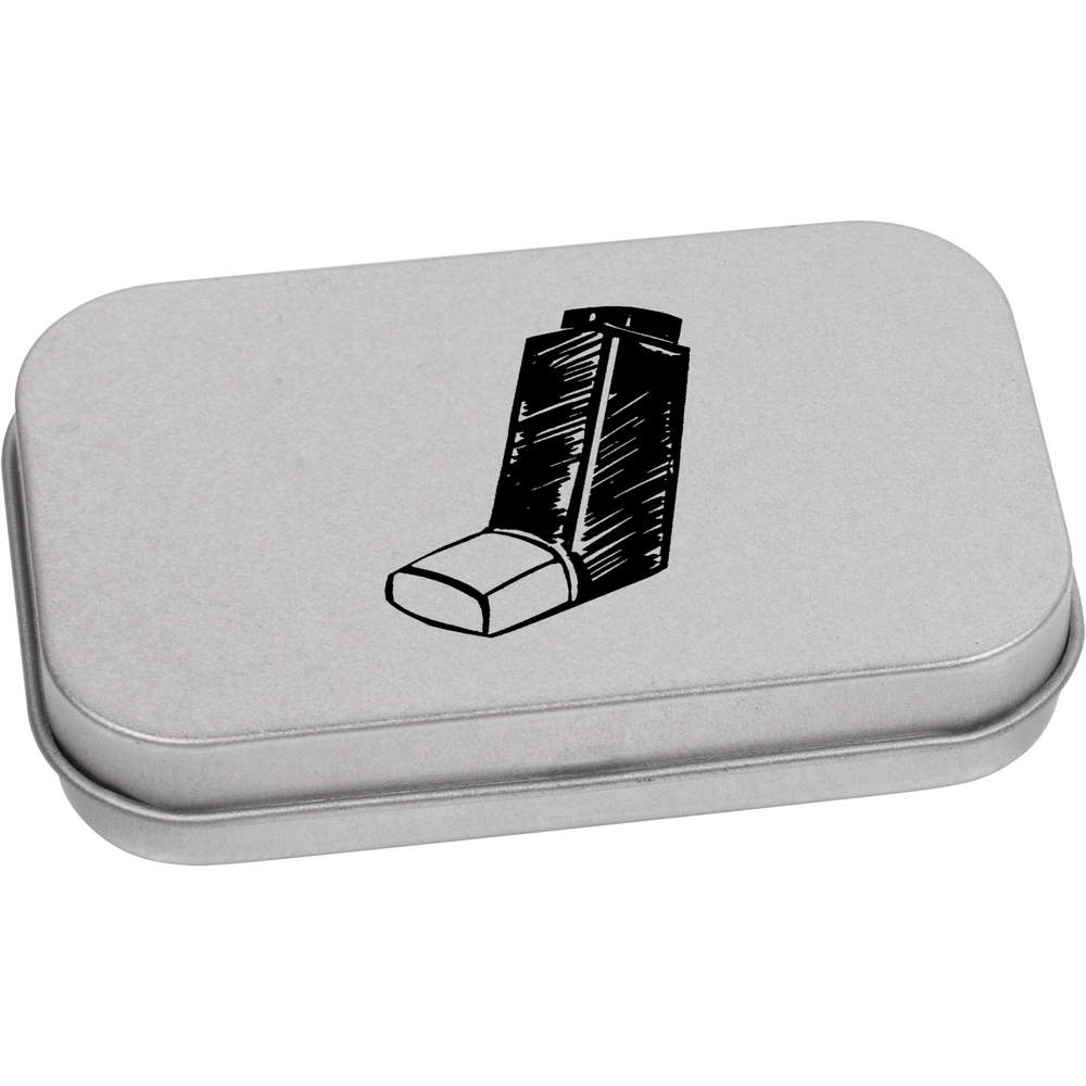 'Medical Inhaler' Metal Hinged Tin / Storage Box (TT017144)