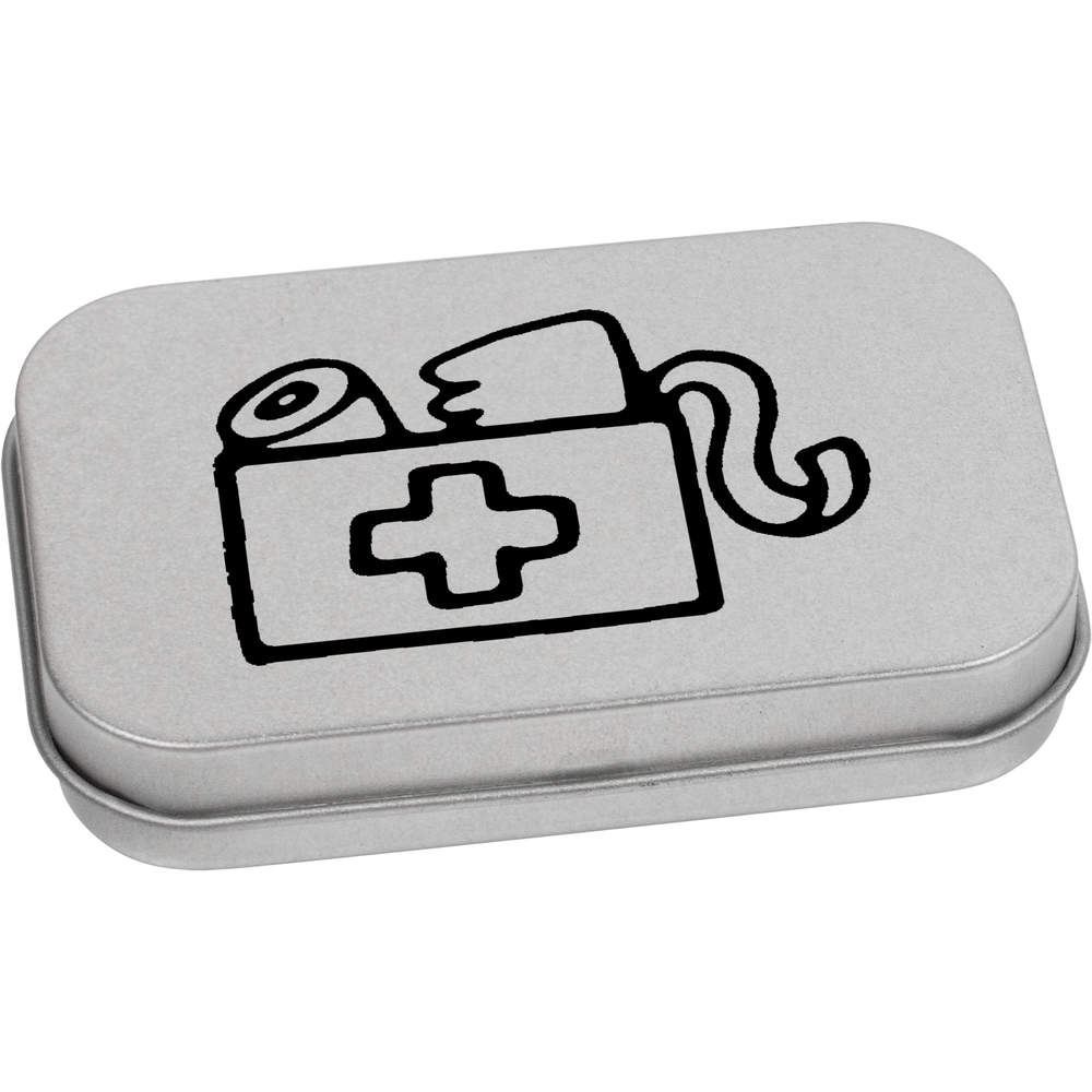 'First Aid Kit' Metal Hinged Tin / Storage Box (TT017843)