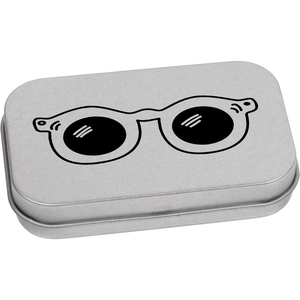 'Sunglasses' Metal Hinged Tin / Storage Box (TT018976)