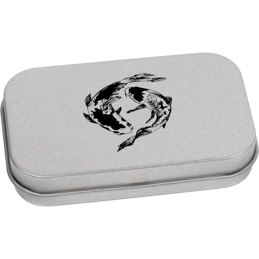 'Koi Carp' Metal Hinged Tin / Storage Box (TT021122)