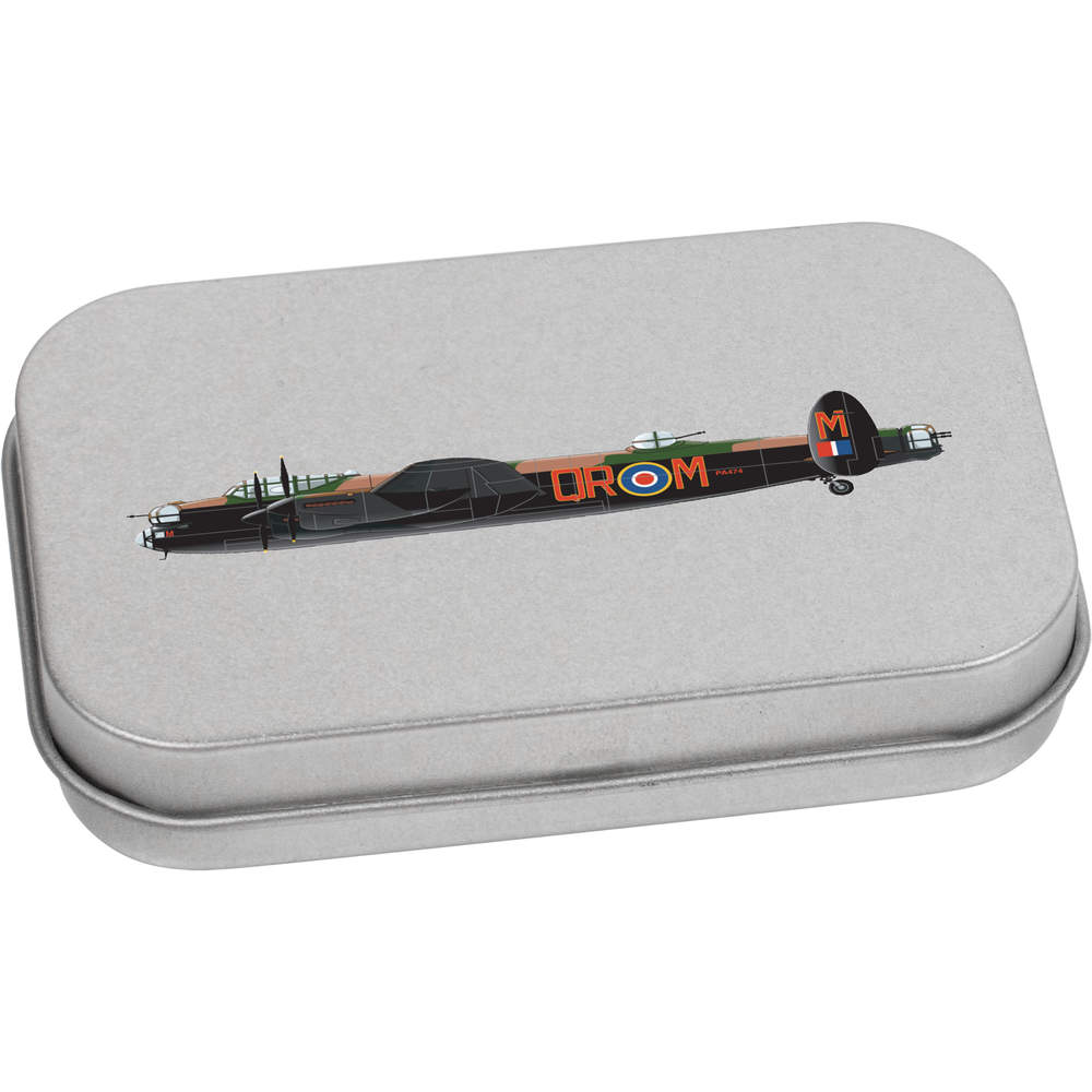 'Avro Lancaster Bomber' Metal Hinged Tin / Storage Box (TT021193)