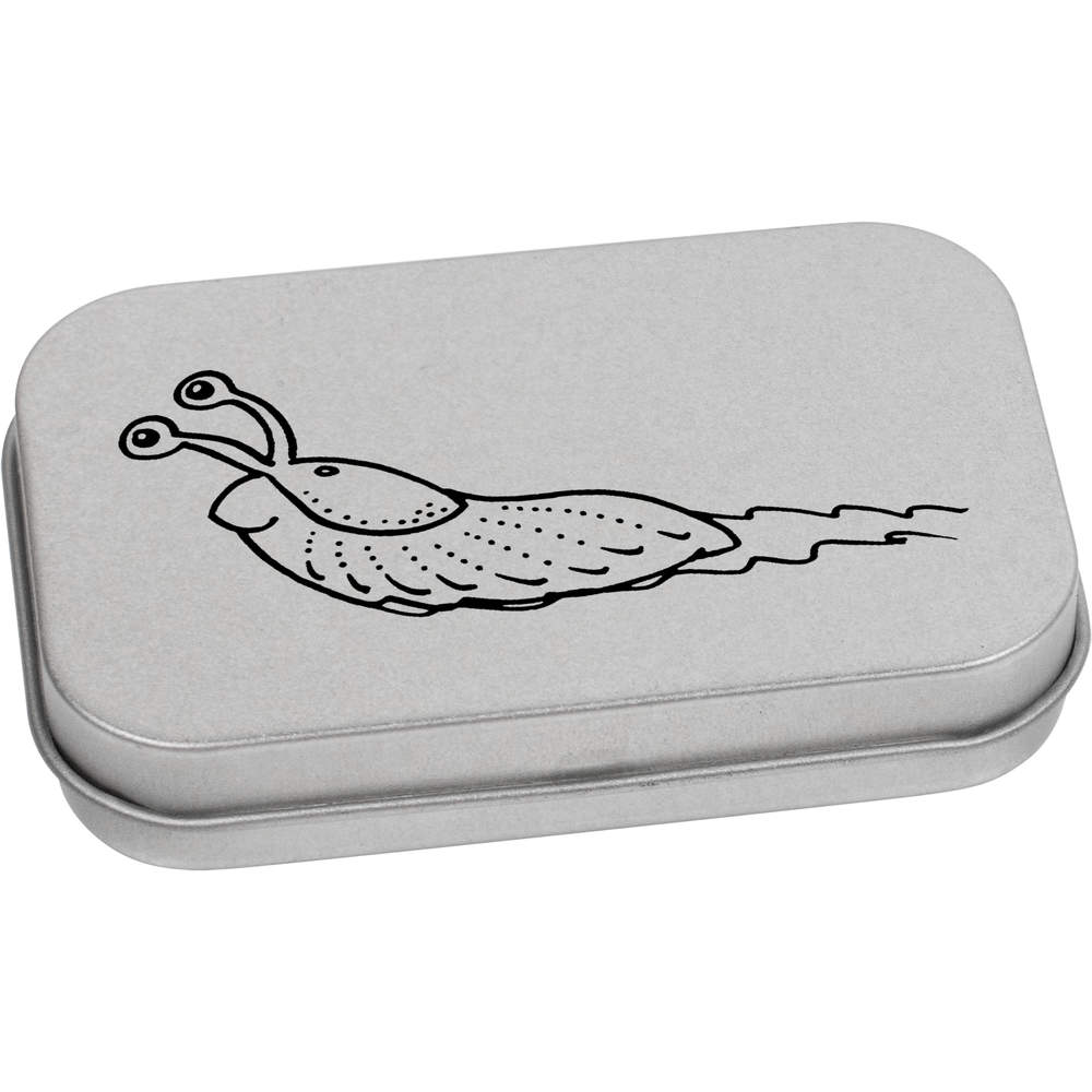 80mm 'Slug' Metal Hinged Tin / Storage Box (TT00094501)
