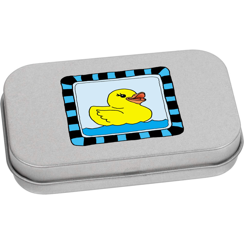 'Rubber Duck' Metal Hinged Tin / Storage Box (TT021553)