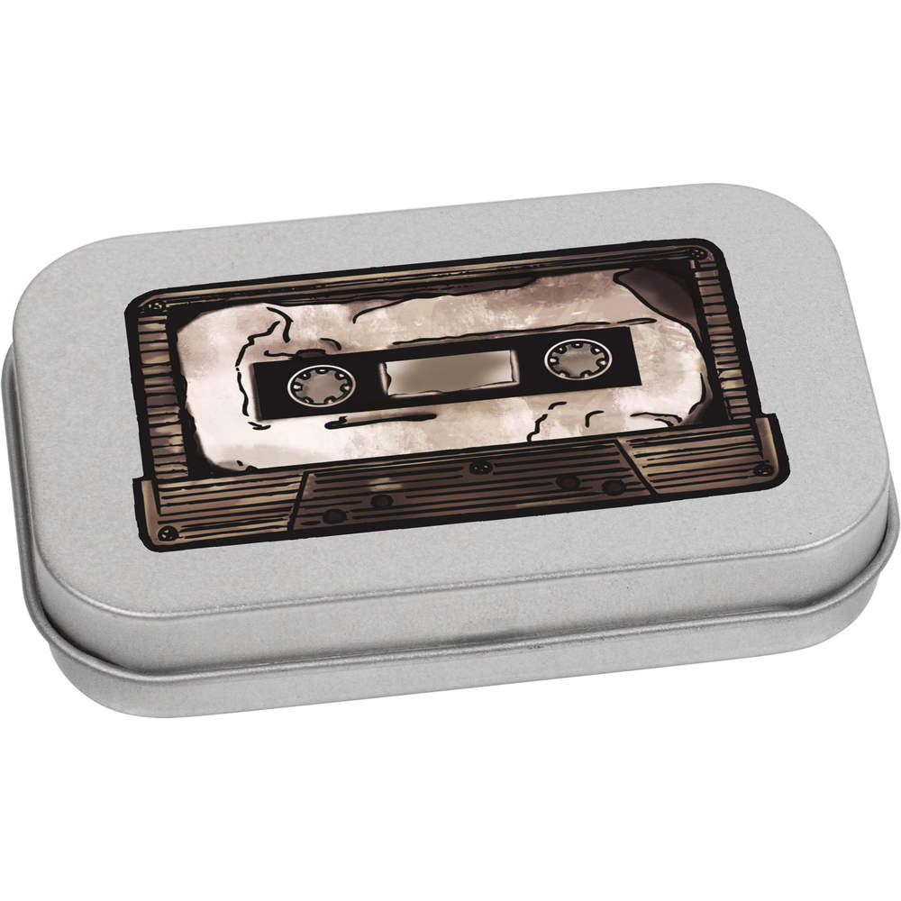 'Cassette Tape' Metal Hinged Tin / Storage Box (TT021841)