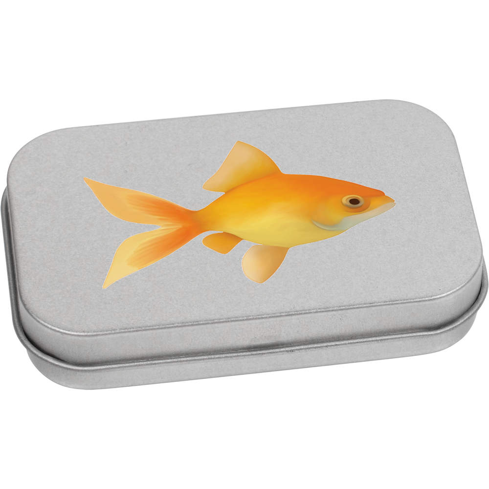 'Goldfish' Metal Hinged Tin / Storage Box (TT024168)