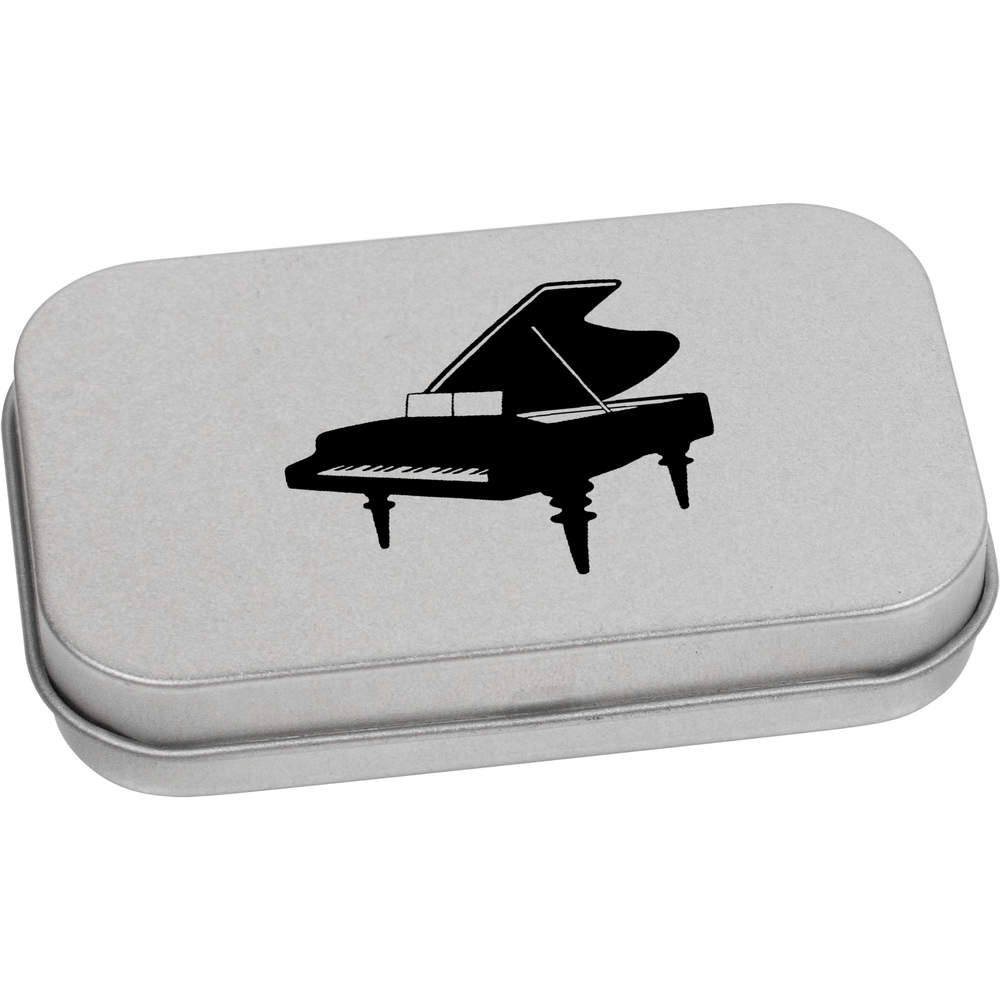 'Grand Piano' Metal Hinged Tin / Storage Box (TT024505)