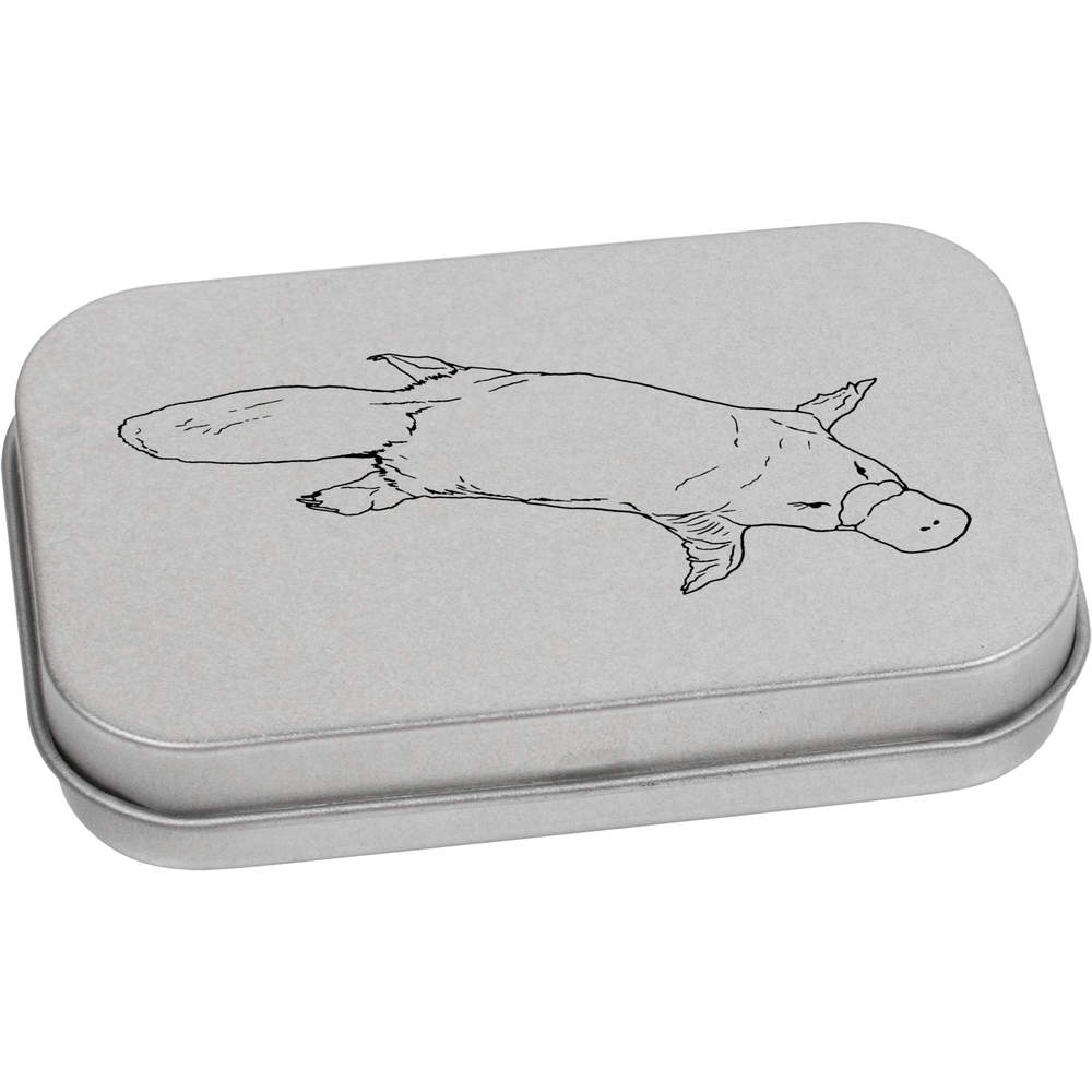 'Platypus' Metal Hinged Tin / Storage Box (TT028626)