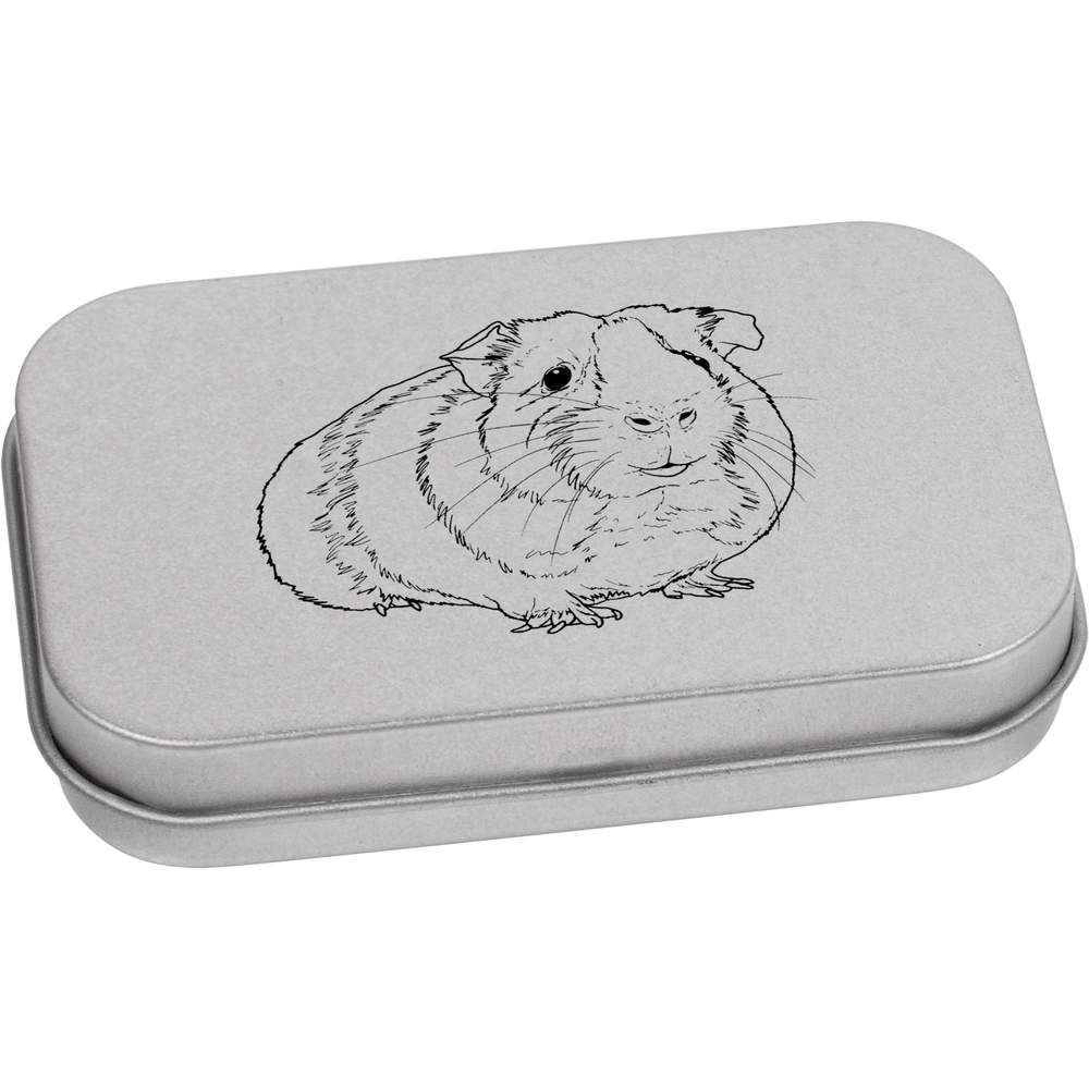 'Guinea Pig' Metal Hinged Tin / Storage Box (TT030456)