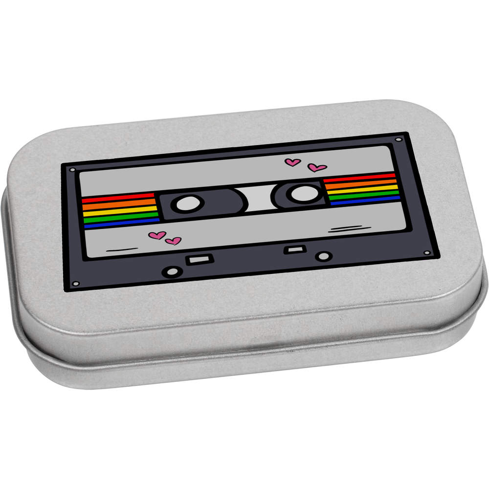 'Cassette Tape' Metal Hinged Tin / Storage Box (TT031131)