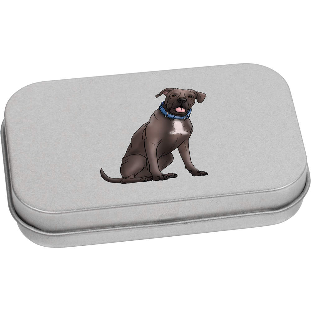 'Cane Corso' Metal Hinged Storage Tin - 80mm x 50mm - Keepsake Box for Stationery, Crafts, Sweets and Small Gifts (TT00170866)
