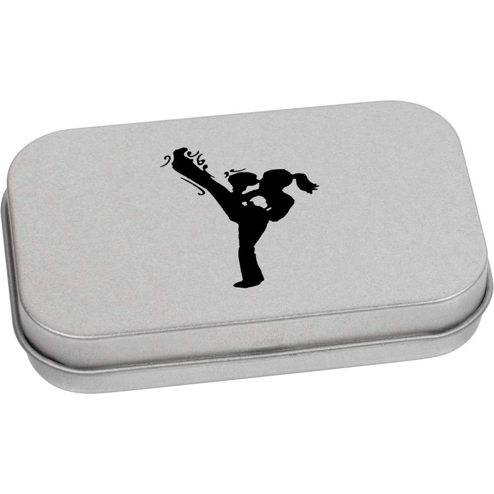 'Kick Boxer' Metal Hinged Tin / Storage Box (TT037256)