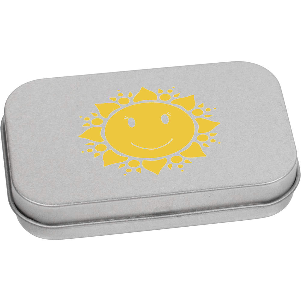 'Hot Sun' Metal Hinged Tin / Storage Box (TT038611)