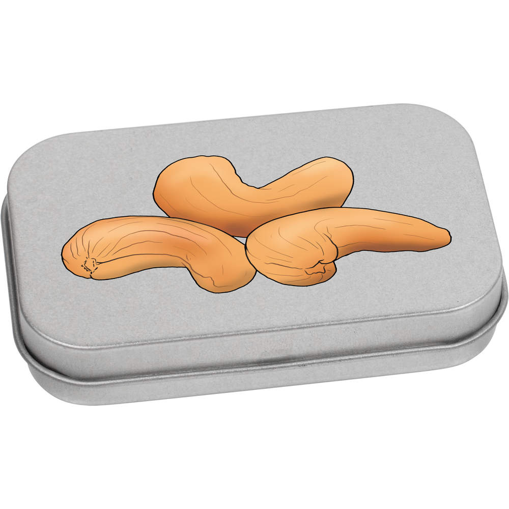 80mm 'Cashew Nuts' Metal Hinged Tin / Storage Box (TT00203060)