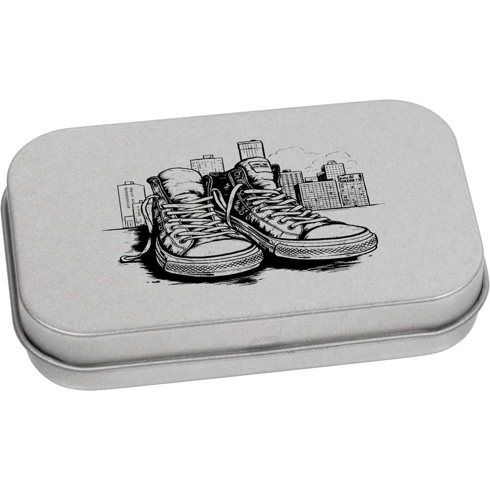 'urban sneakers' Metal Hinged Tin / Storage Box (TT039396)