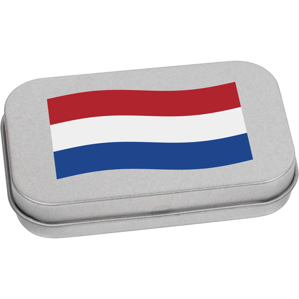 'Waving Dutch Flag' Storage / Stationery Tin - Metal Hinged Keepsake Box for Stationery, Crafts, Sweets and Gifts (TT044225)