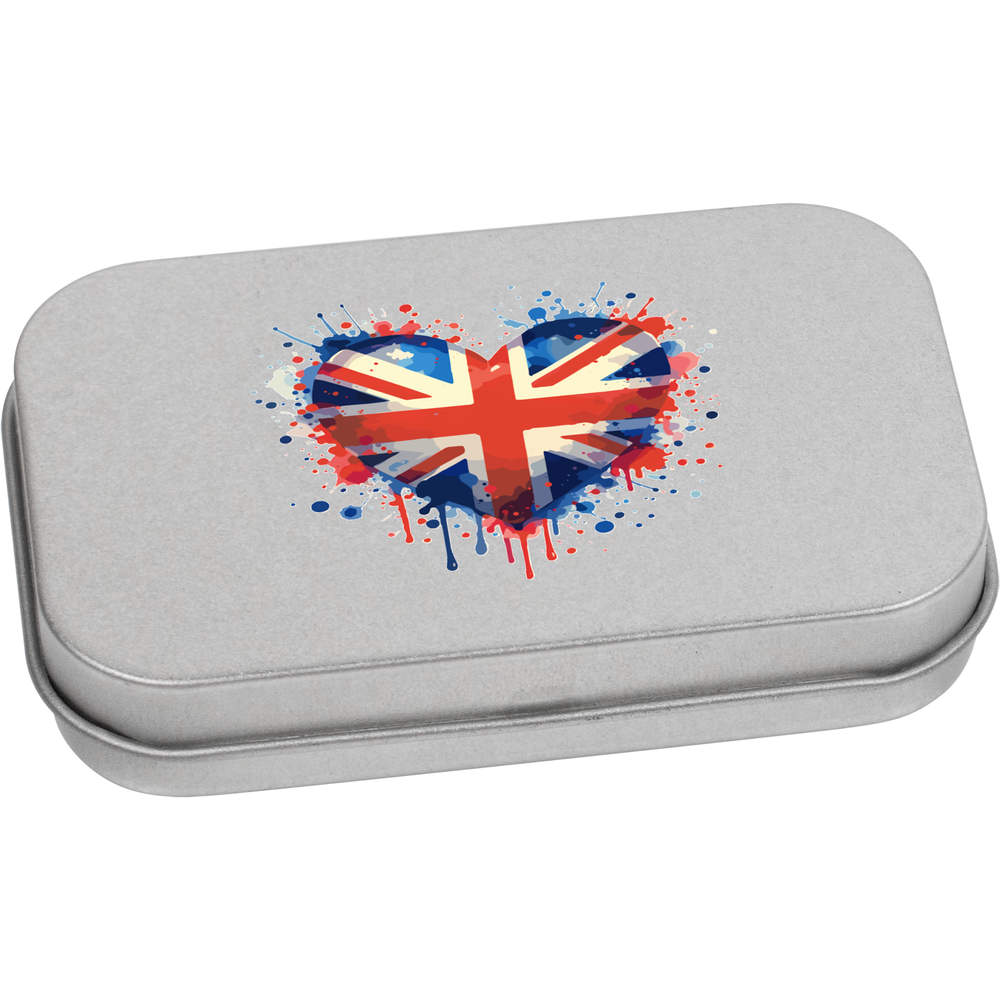 'Love Great Britain' Metal Hinged Tin / Storage Box (TT047500)